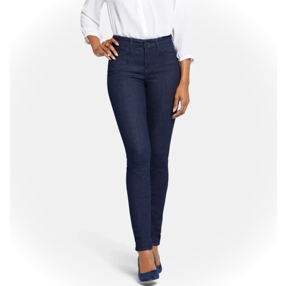 NYDJ Alina Skinny Jeans Women’s Size 2 Dark Blue Denim Slimming - Picture 2 of 8